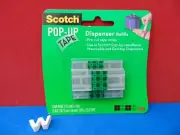3 Pads Total 225 Scotch 3M pop Up Tape Strips New in Package