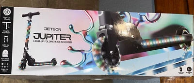 Jetson Jupiter Kick Scooter for Kids, LED Light-up Scooter, Adjustable Height