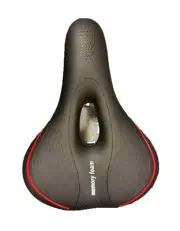 West Biking Memory Foam Bike Seat Touring Added Comfort Waterproof