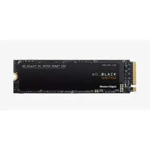 【現貨】WD黑標 SN750 2TB 1TB 500GB M.2 NVMe 2280 PCIe SSD Gen3固態硬碟