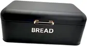 Bread Box for Counter Counter Bretadbox Great Storage Storage Organizer Bread Storage Container, Black