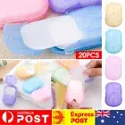 NEW Mini Soap Paper Portable Travel Camping Hiking Hand Cleaning Sheets