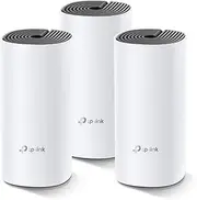 TP-Link Deco AC1200 Whole Home Mesh Wi-Fi (3-Pack), Up to 1167 Mbps, Parental Controls, Seamless AI Roaming, Gaming & Streaming, Smart Home, Compatible with Starlink (Deco M4(3-pack))