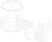 Toddmomy 2pcs Portable Ant Water Feeding Bowl Acrylic Ant Drinking Container for