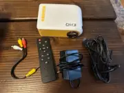 KHQ Mini Projector, HD 1080P Supported Portable Projector - new, in box!