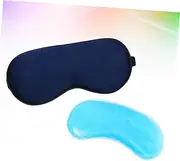 Sleep Aid Reusable Silk Eye Mask Ice Pack Lightproof Patch Cold Hot Compress Eye Mask for Relaxation