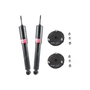 Pair Front KYB Shock Absorbers + Strut Mount Kit for ISUZU D-MAX SX TFR 08-12