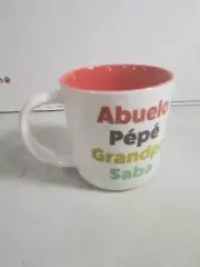 BRAND NEW "Abuelo, Pepe, Grandpa, Saba " 14 ounce mug by Parker Lane. Z1