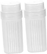 Staining Jar for Microscope 2pcs with 5 Slide Rack High Transparency Lab Staining Container