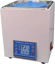 Digital Thermostatic Lab Water Bath, 300W/600W Electric Water Bath Heater with Digital Display and Protective Cover Lid for Lab Use, 3.25L/6.86 L Stainless Steel Liner, Laboratory Water Bath Supplies