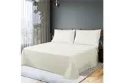 LINENOVA 300TC Cotton Rich Sheet Set Cream