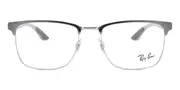 Ray-Ban RX8421 3125 Men's Glasses Silver Size 52 - Private Health Rebate - Blue Light Block Available