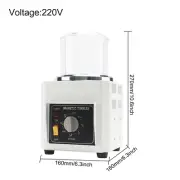 KT-90 Magnetic Polishing Machine - 110V/220V Mini Jewelry Tumbler for Metal Hard