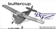 Vintage BUTTERCUP 1/2A FF 24" & 28" PLANS + Model Airplane Construction Article