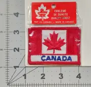 Canadian National Flag Maple Leaf Canada Embroidered Flag Patch