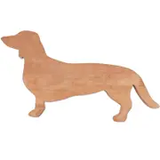 Cheese Serving Tray Wood Plate Dog Shape For Leisure Time Home Decor Light Brown 16.90X8.65X0.59In Display Dessert 1Pcs 43X22X1.5CM