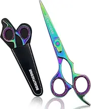 BEAUTICONE Hair Cutting Scissors | Professional Stainless Steel Barber Scissors/Shears | Hairdressing Scissors | Smooth & Sharp Edge Blades - Hair Scissors for Men/Women (Multi)