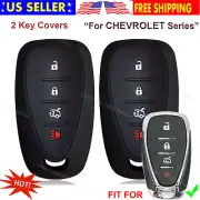 2 Silicone Case Entry Skin Chevy Fob Cover Smart Holder for Chevrolet Malibu Key