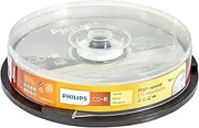 Philips CR7D5 NB10/00 CD-R Blank Discs 80 Min 52x 700MB 10er Spindel