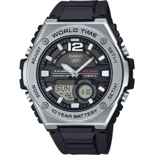 【CASIO 卡西歐】10年電力運動手錶 學生錶(MWQ-100-1AV)