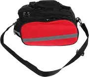 WHAMVOX Bike Rear Rack Bag Oxford Multi-use Pack Backseat Pouch Reflective Signs Safe Night Riding Unisex