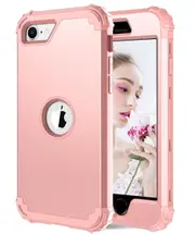 MCC Impact iPhone SE 2022 3rd Gen Shockproof 3in1 Rugged Case Cover Apple [Rose Gold]
