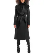 Sentaler Suri Alpaca Blend Shawl Collar Wrap Coat