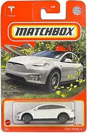 [Matchbox] Tesla Model X 59/100 (White) 1:64 Scale Diecast Car