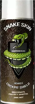 AUTO KLENE Cockpit shield - Copperhead New car fragrance. Part No SSC300