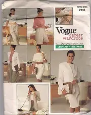 Vogue Sewing Pattern 2245, Jacket, Dress, Top, Shorts, Pants, Size 6 - 10, Uncut