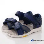 日本月星MOONSTAR機能童鞋 2E輕量運動涼鞋款 22695藍(19CM)