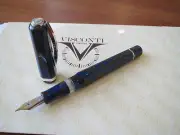 Visconti Didgeridoo celluloid LE Fountain pen 18kt gold Broad nib MIB