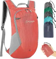 ZOMAK Foldable Backpack - Lightweight Packable Hiking Daypack, 18L Small Travel