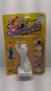 1984 Alvin and The Chipmunks Professor Simon Paint 'n Play In Box RARE