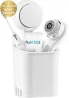 Shower Toothbrush Holder Wall Mounted Suction Cup Bathroom Organizer White