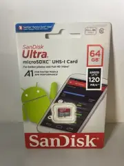 SanDisk memory card Ultra 64GB Microsdxc Ups-I Card New! Fast Speed Universal