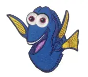 FInding Dory "Dory" Character 3 1/4 Inches Tall Iron On Patch