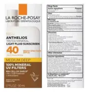 La Roche-Posay Anthelios Tinted Mineral Sunscreen SPF 40+ Medium Deep