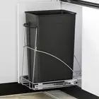 Pull Out Trash Can Under Cabinet, Requires 13" W X 18" D Cabinet, Under Sink ...