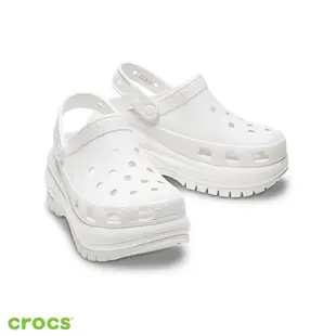 Crocs 卡駱馳 (中性鞋) 經典厚底克駱格-207988-100