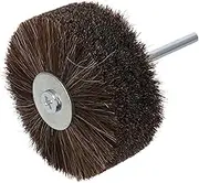 Horse Hair Polishing Wheel Brush for Rotary Tools Durable Abrasive Wheel for Waxing Sanding and Polishing Jade Jewelry and Carvings