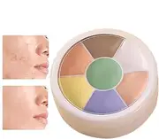 Color Correction Palette | Foundation Palette Concealer Set,Makeup Concealer Highlighter, Cream Face Palette, Color Correcting Concealer for Highlighting & Contouring