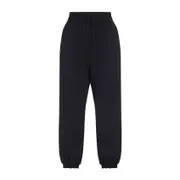 [Moncler] Moncler-Black Polyester Polyester Track Pants-Donna M STAND