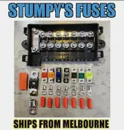 7 Way Multi Midi Mega Fuse Block Box Holder 12-32V FUSES INCLUDED Car Auto