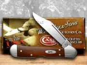 Case xx Knives Mini Copperlock Smooth Chestnut Bone Pocket Knife Stainless 28704
