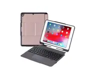 Detachable Touch Bluetooth Keyboard Case for iPad 9.7/10.2/10.5 - Rose Gold