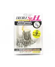Gamakatsu 68590 Treble Hook SP H Hyper Shield Size 3/0 (4444)