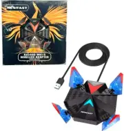 Newfast AX5400 Wi-Fi 6 Gaming Wireless Adapter 4 Antennas Tri-band 5400 Mbps New
