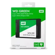 Western Digital WD Green 240GB 2.5" 3D NAND SSD 7MM, 540/430 R/W, SATA 6GB. 3 Y
