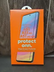 Protect Onn Glass Screen Protector for Samsung Galaxy A51, A51 5G, A51 5G UW New
